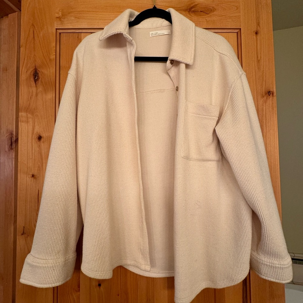 Lightweight oak and fort shacket - size small